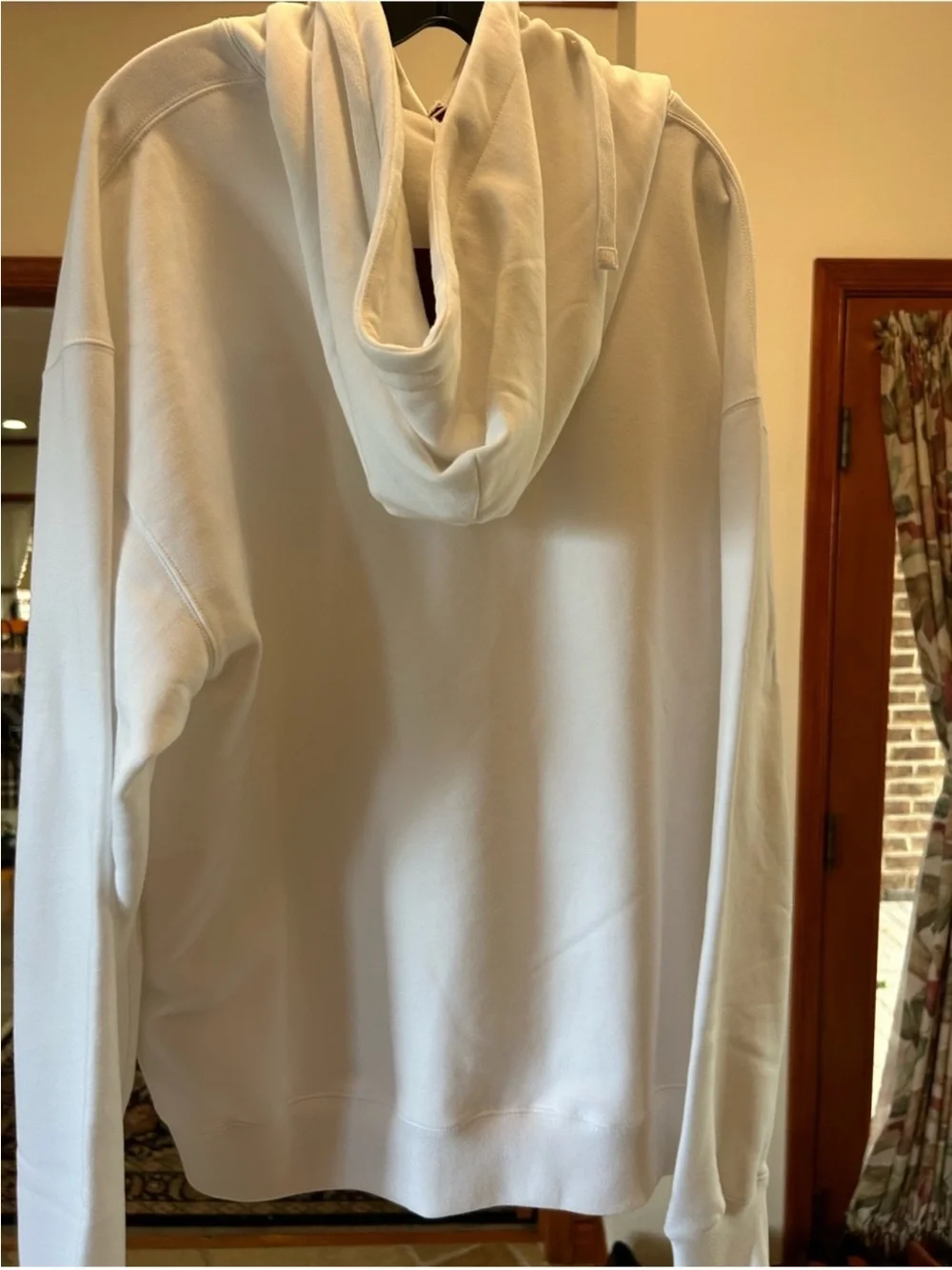 Men’s Gucci, cotton, iconic embroidered web stripe logo hoodie size XXXL. NWT.